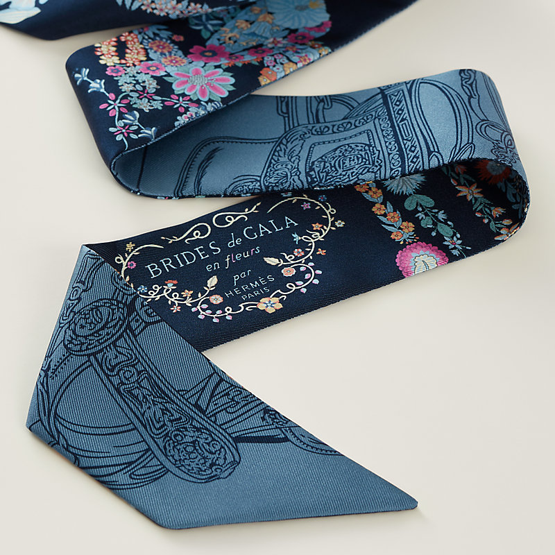 Brides de Gala en Fleurs Twilly - 블루 | Hermès - 에르메스 대한민국